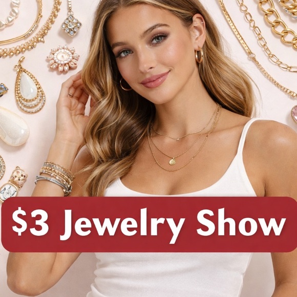Tops - I’m live! $3 Starts Jewelry Live Show Notification!